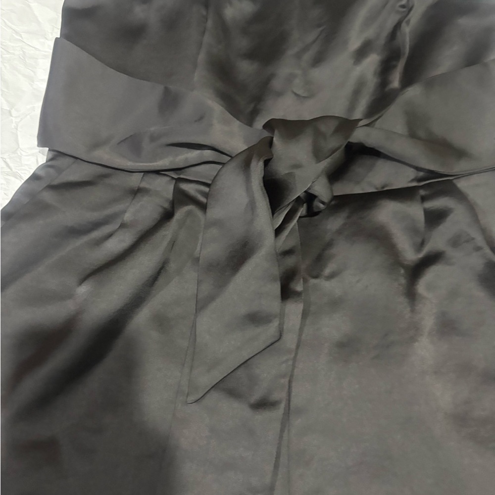 Express Black Satin Dress